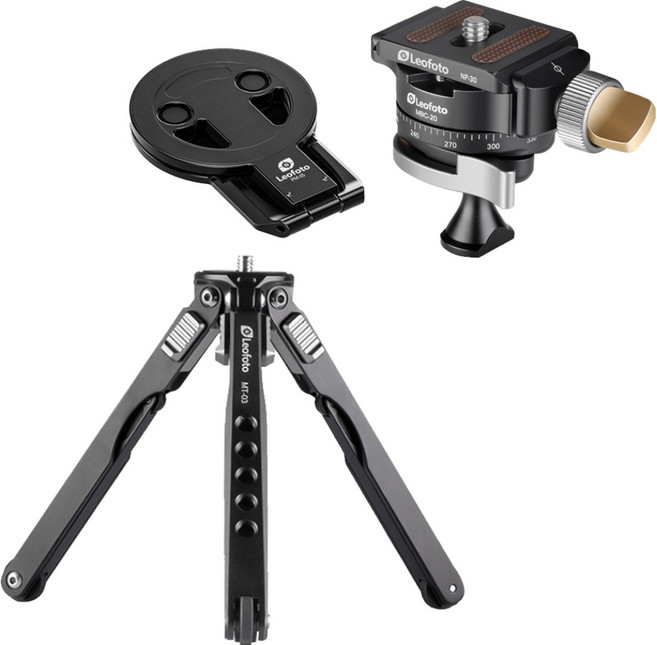 레오포토 스파이더 미니삼각대 + 볼헤드 + 맥세이프 스마트폰 스탠드 블랙 세트, 1세트, MT-03 + MBC-20 + PM-05-BK