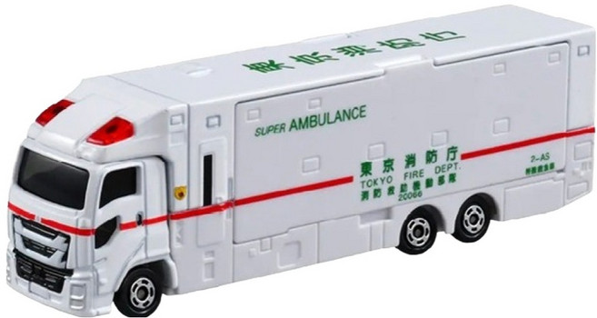 토미카 티아츠코리아 롱토미카 144 슈퍼 앰뷸런스 작동완구, 혼합색상, 1개