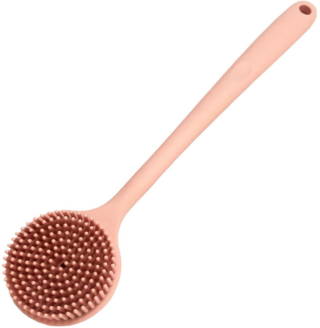 블랙조인 양면 실리콘 바디 브러쉬, 핑크, 1개