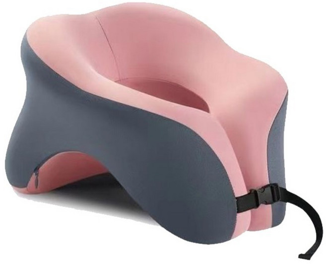 봄날애 메모리폼 엎드려자는 사무실 책상 쿠션 낮잠 목베개, 핑크