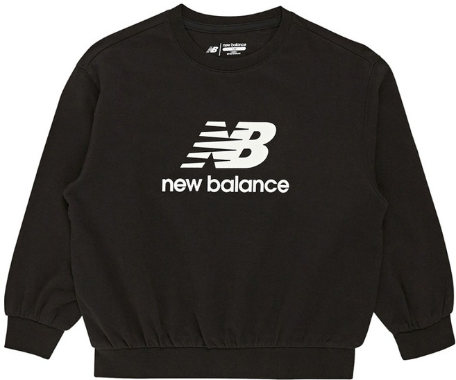 뉴발란스키즈 ESSENTIAL 베이직 로고 스웻셔츠