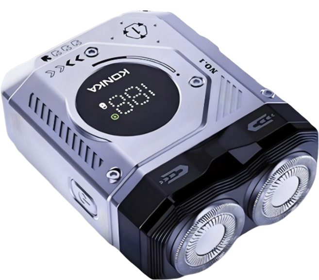 KONKA 康佳 數顯電動刮鬍刀, 灰色, KTXD-0815-T