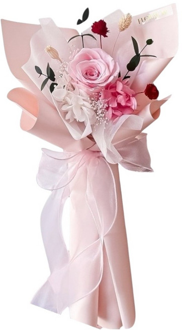 Floral M Bevery Hill 夢幻永生玫瑰花束, 粉色