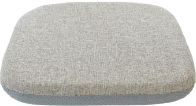 HONDONI 日式麻布加厚防滑記憶棉方形坐墊 L1-KF