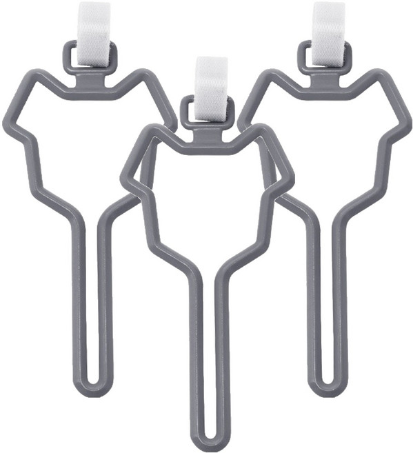 그린허그 강아지 배변봉투 핸즈프리 풉백 홀더, 그레이, 3개, 1개입