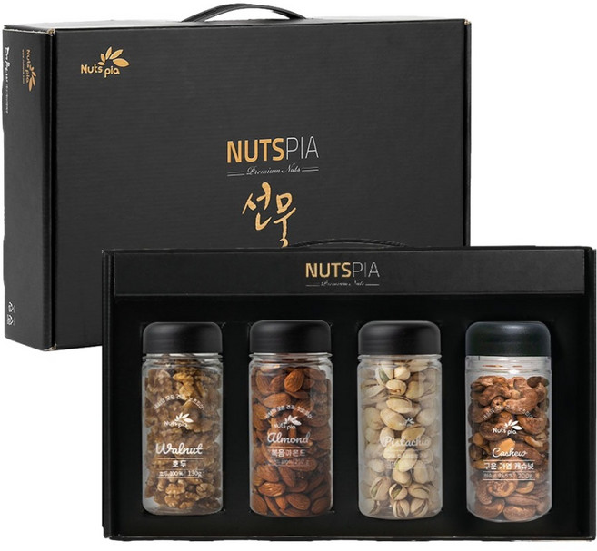 넛츠피아 견과류 4구 선물세트 4호, 1세트