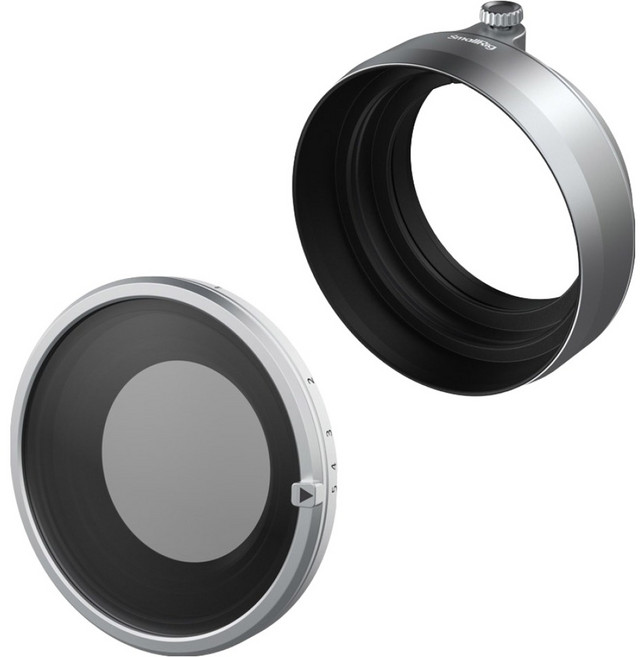 스몰리그 후지필름 X half VND2-32 가변필터 렌즈후드 세트, 1세트, 5391, 5393