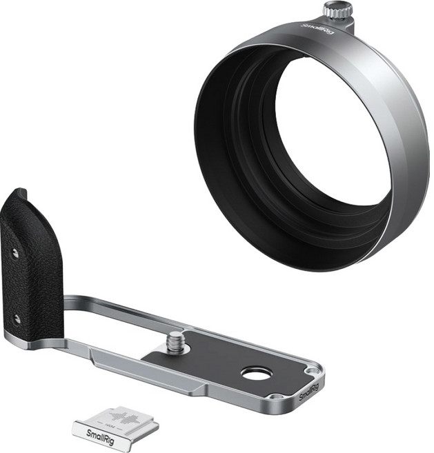 스몰리그 후지필름 X half 실리콘그립 L플레이트 렌즈후드 세트, 1세트, 5216, 5393