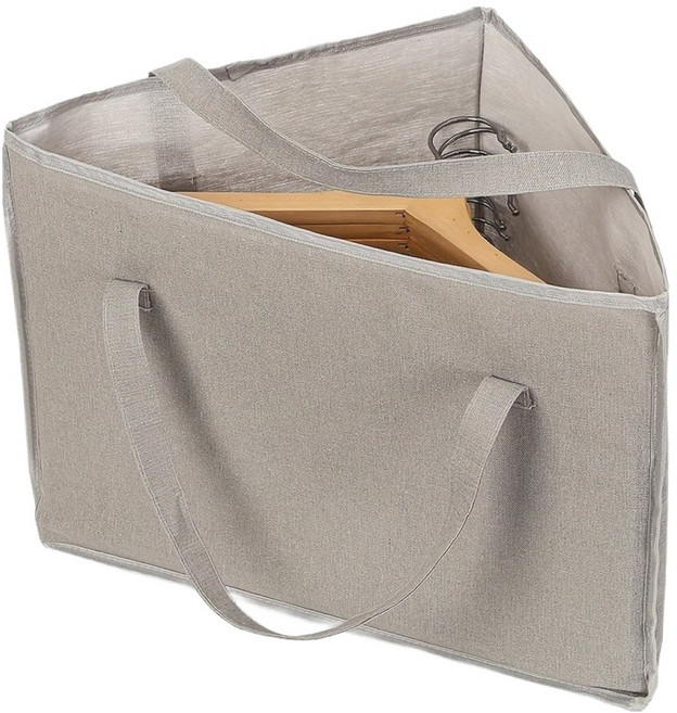 오템 옷걸이 수납 가방 삼각형 손잡이형 그레이, 1개, 1개입