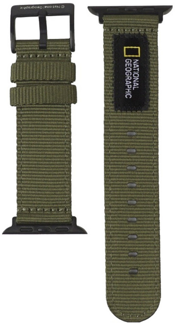 스킨플레이어 내셔널지오그래픽 스마트워치 나토 스트랩 밴드, 그린, 1개