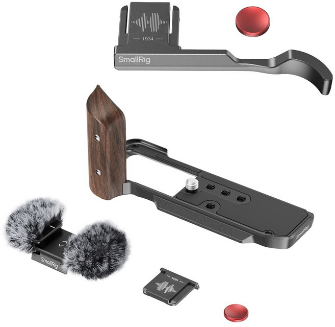 스몰리그 후지필름 X-M5 우드그립 L플레이트 + 엄지그립 세트, 1세트, 5260(L플레이트), 4878(엄지그립)