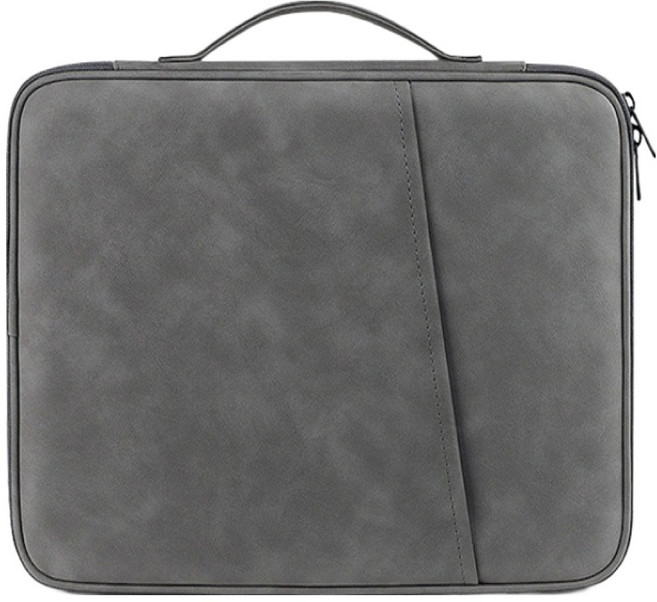 우현더넥스트 멀티 수납 커버 태블릿 아이패드 파우치, 그레이, 1개