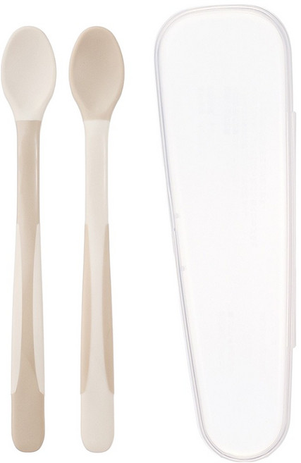 릿첼 T.L.I 이유식 스푼 2p + 케이스 세트, S/S, 1세트