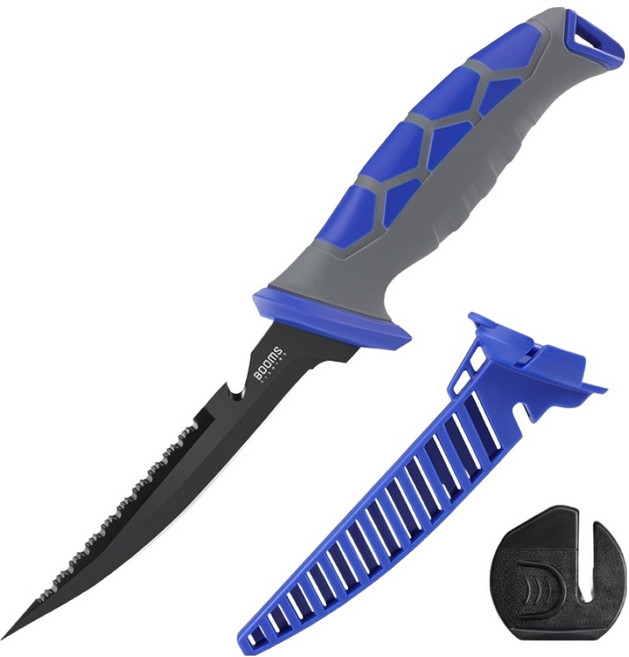 붐스피싱 XW60 낚시용회칼 127mm BAFTXW6050B1A, 127mm (BAFTXW6050B1A), 혼합색상, 1개