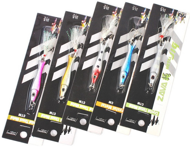 해동 지깅 패스트어시스트 메탈지그 루어낚시 바늘 랜덤발송, 5개, 1개입