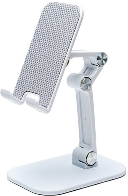 구스페리 4단 탁상용 휴대폰 거치대, 화이트, 1개