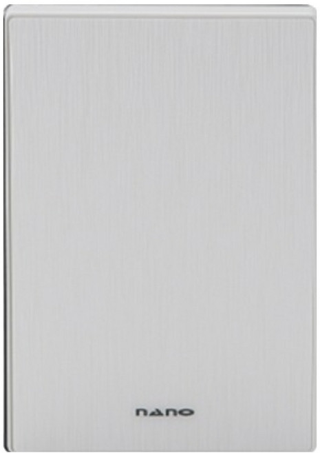 나노 전기 아트2 SIMPLE 1개용 플레이트 맹커버 화이트, 1개