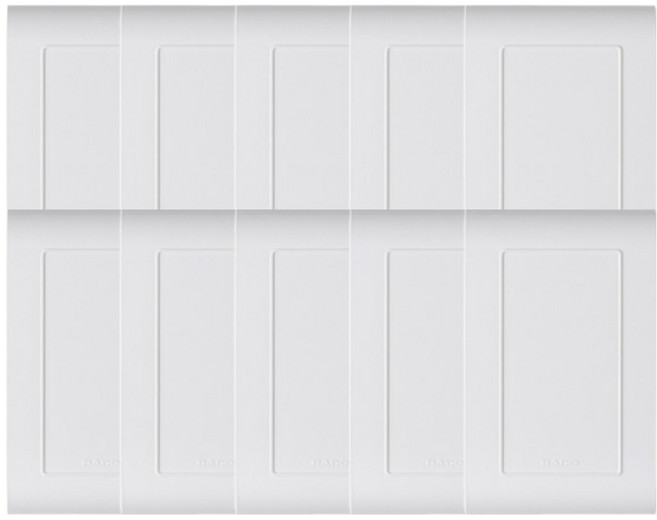 나노 전기 오딧세이 심플 1개용 맹플레이트 화이트, 10개