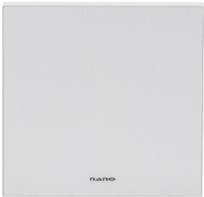 나노 전기 아트2 SIMPLE 2개용 플레이트 맹커버 화이트, 1개