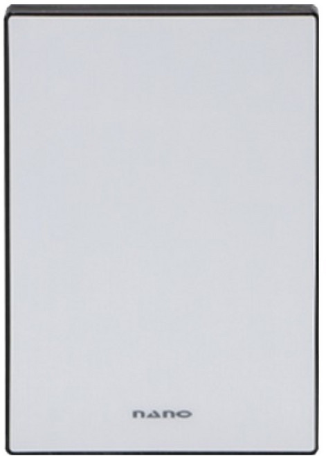 나노 전기 아트2 1개용 플레이트 맹커버 SIMPLE 블랙, 1개