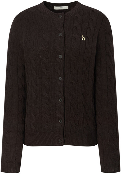 헤지스 여성용 짜임 울캐시미어혼방 가디건