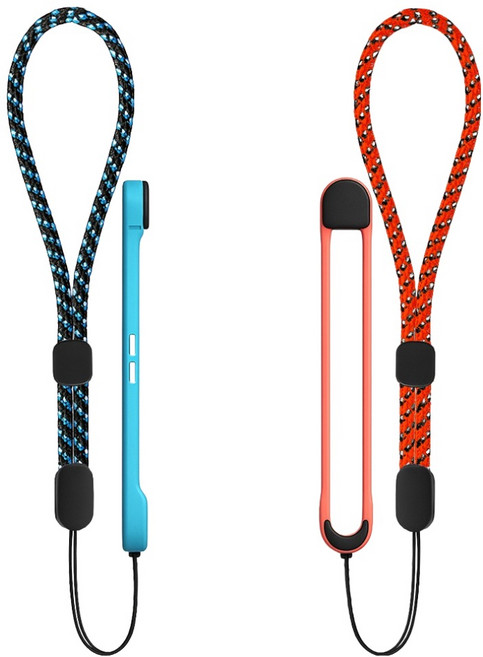 스페이스쉴드 닌텐도 스위치 2 호환 스탠다드 스트링 끈 조절 조이콘2 스트랩 2p, 패턴블루 + 레드, 1개