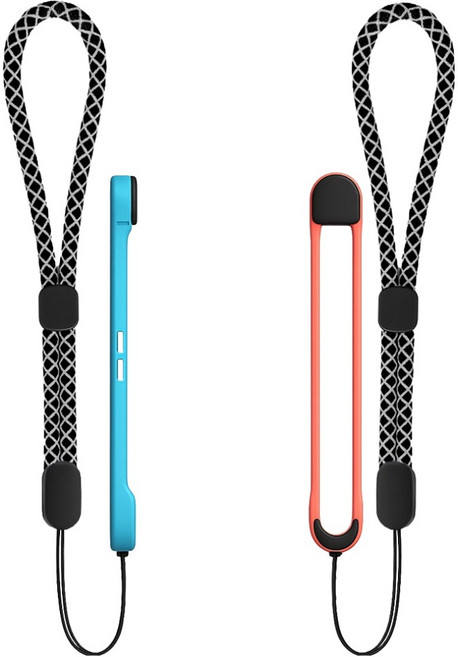 스페이스쉴드 닌텐도 스위치 2 호환 스탠다드 스트링 끈 조절 조이콘2 스트랩 2p, 스팟블랙, 1개