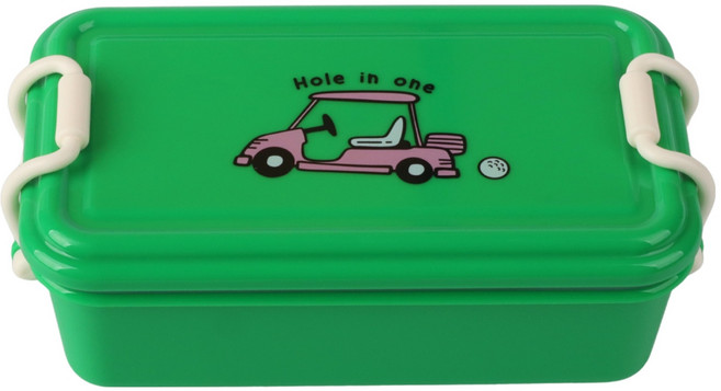 콩콩 간식 도시락통, 그린, 1개