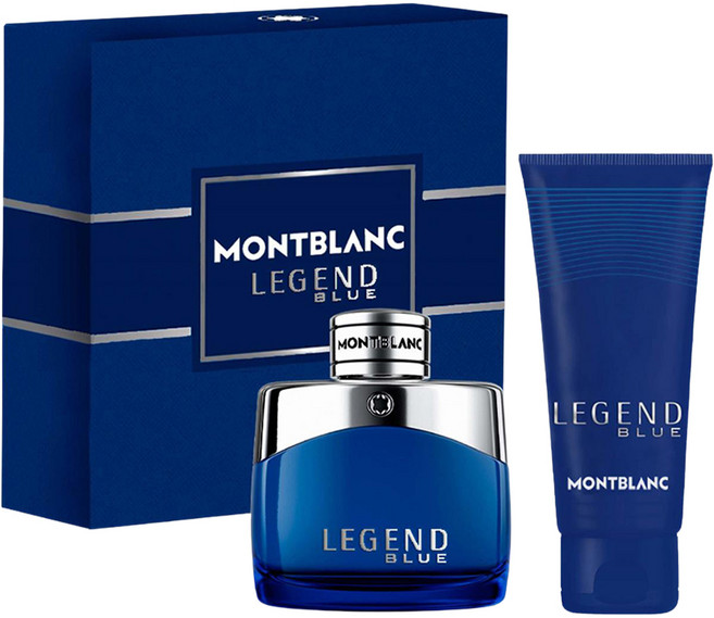 몽블랑 레전드 블루 EDP 50ml + 샤워젤 100ml 세트, 1세트