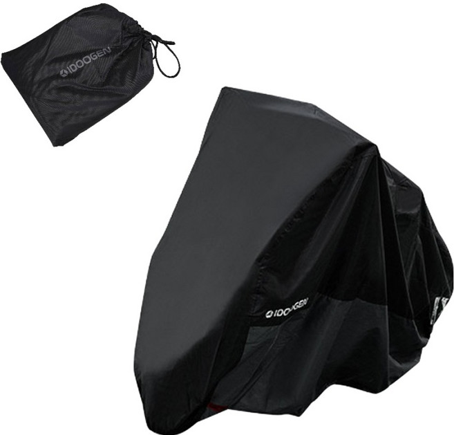 아이두젠 자전거 방수 커버 S + 보관가방 세트, 블랙, 1세트
