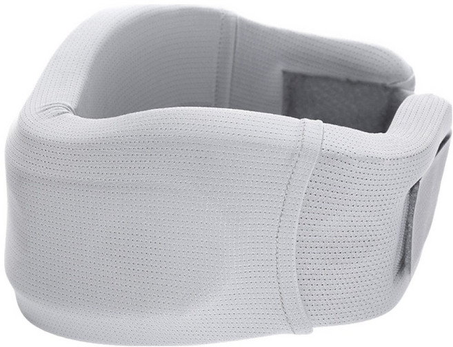 冰絲透氣護頸頸枕, 1個, 灰色