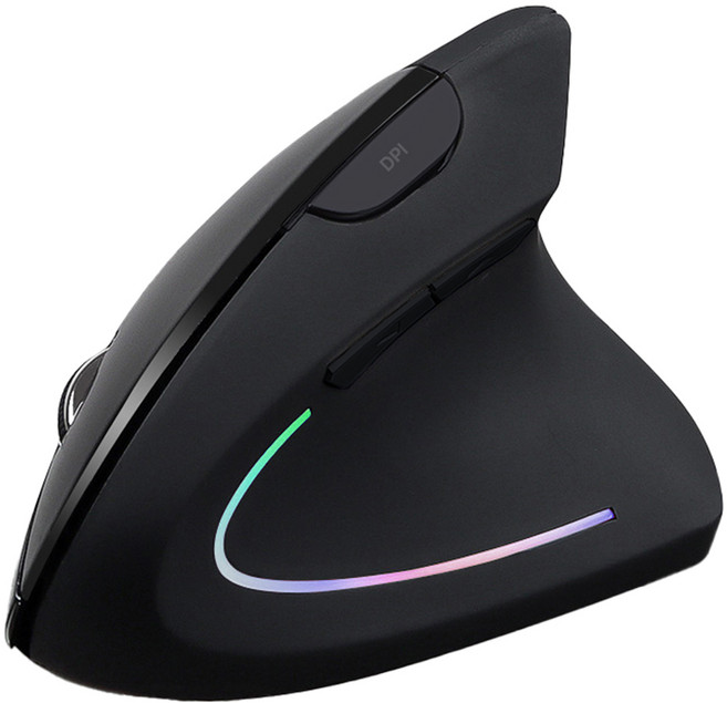 스마텍 인체공학 손목보호 버티컬 마우스, STM-V1000, 혼합색상