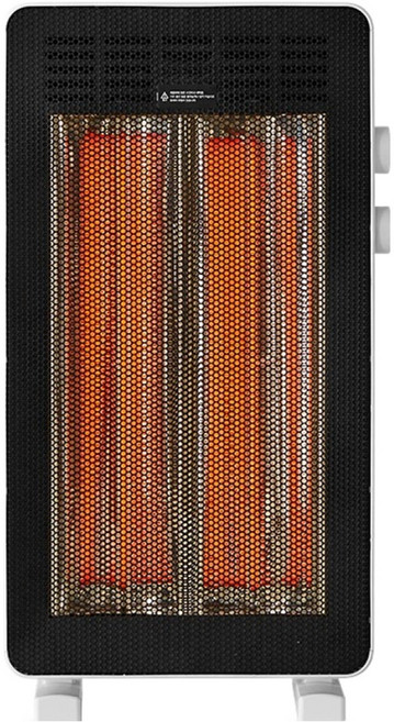 르젠 슬림 2단 탄소관 전기히터, LZQH-SH712, 혼합색상