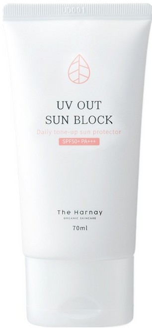 더하르나이 유브이아웃 선블록 SPF50+ PA+++, 1개, 70ml