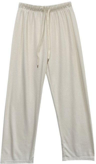 플랜데이 여성용 도키 니트 롱 밴딩팬츠