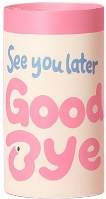 오름데이즈 휴대용 끈 쓰레기 봉투 굿바이 45 x 45cm 50p, 1개, 12L