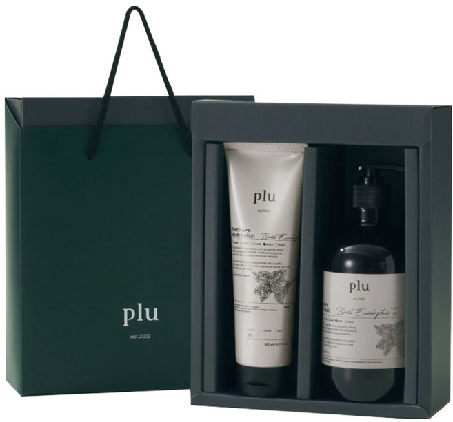 플루 테라피 컬렉션 바디워시 + 로션 선물세트 릴리 바닐라, 1세트
