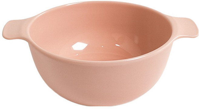 리빙메이트 유아용 멜라민 식판볼, 인디핑크, 1개, 단품