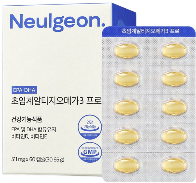 Neulgeon. 超臨界rTG Omega-3 Pro, 1個, 30.66g