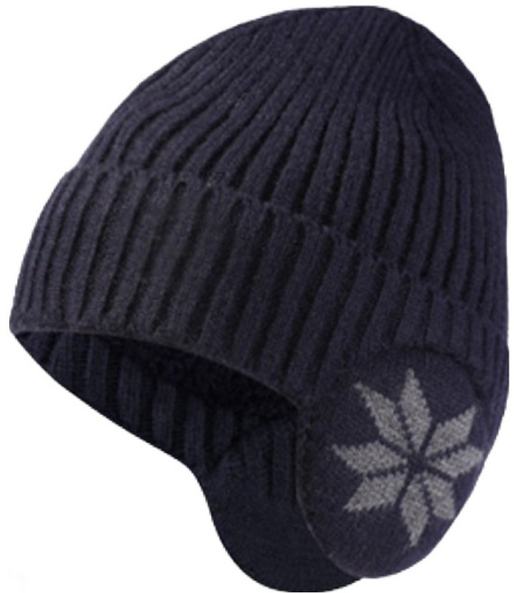 Sunbit Warm Leaf 護耳一體式針織毛帽