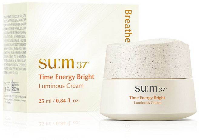 숨37도 타임에너지 브라이트 루미너스 잡티 미백 크림, 25ml, 1개