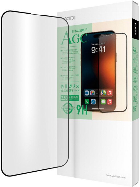 YADI 亞第 水之鏡滿版玻璃保護貼 GPB4-VI-X200FE 6.31吋 專用, 1個
