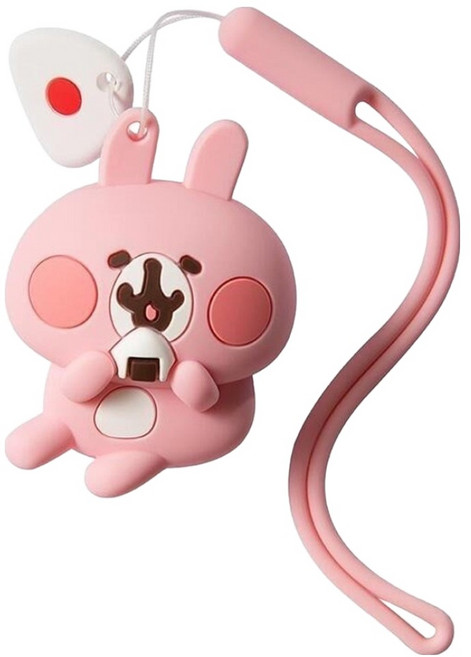 EASYCARD 悠遊卡 卡娜赫拉的小動物造型悠遊卡 矽膠, 1個, 吃飯糰 粉色