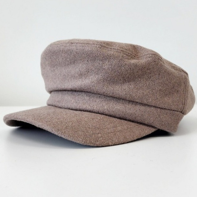 한스모자 따뜻한 빈티지 모직 마도로스 모자
