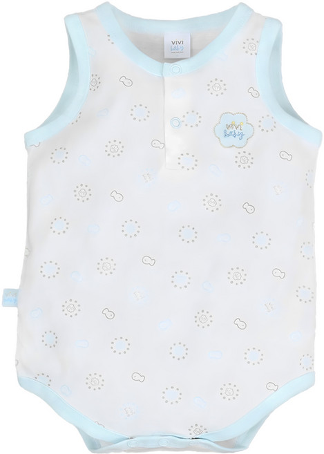 vivibaby 貝殼花短袖包屁衣