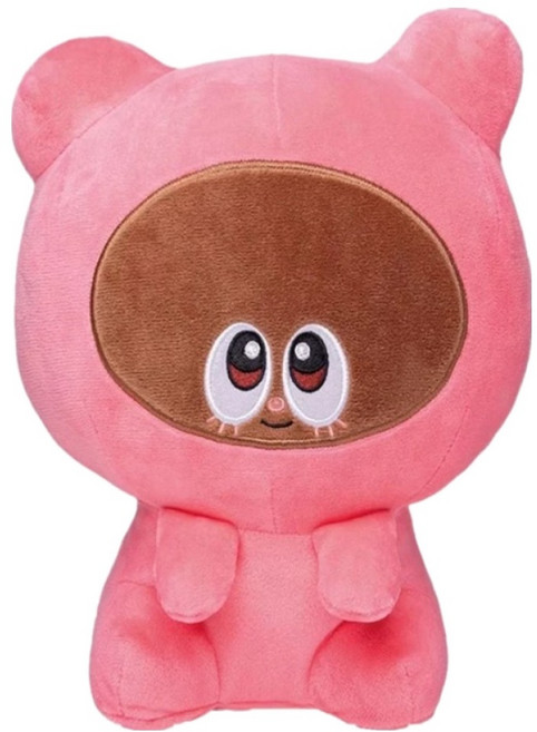 TAKARA TOMY 新軟軟噗尼寵物小精靈 愛噗尼說話絨毛玩具, 粉色, 1個, 13cm