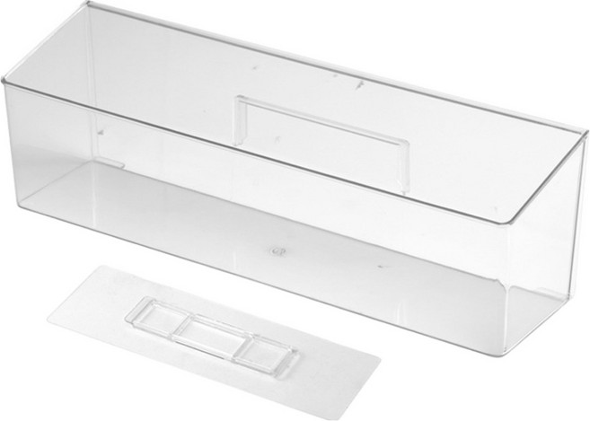 후딱 무타공 투명 수납 정리함, 베이직(플레인), 1개