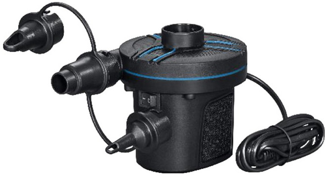 Bestway 電動打氣機110V 充氣 + 洩氣, 1個, 黑色