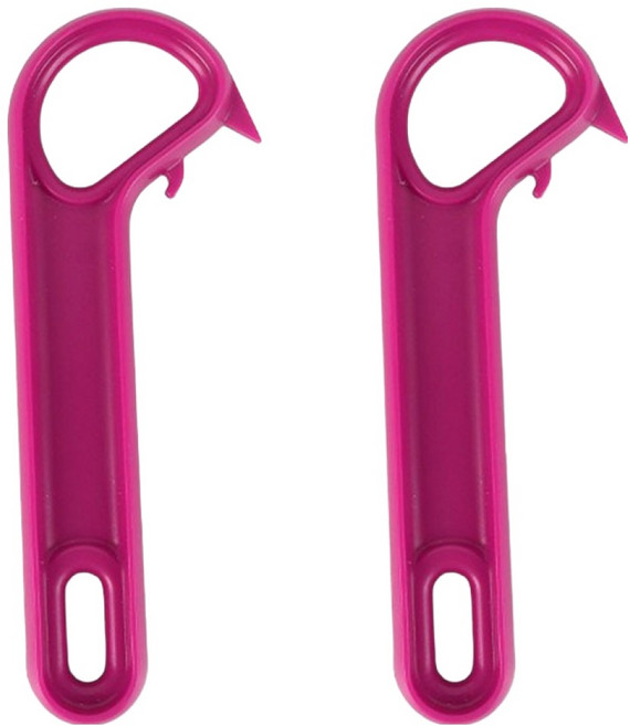 쉬운 수동 그립 깡통 캔 따개, 퍼플, 2개