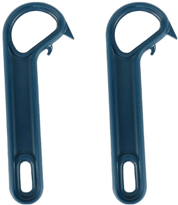 쉬운 수동 그립 깡통 캔 따개, 블루, 2개